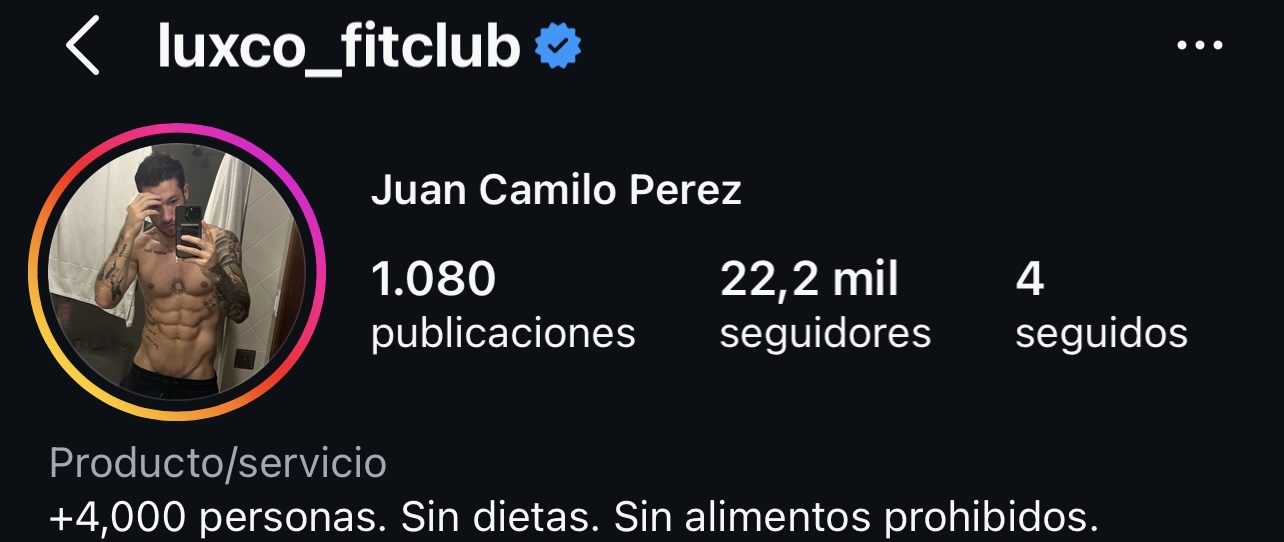 @luxco_fitclub · 22,2 mil seguidores en Instagram